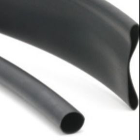 EPDM انعطاف پذیر Heat Shrink Sleeve 6.0mm 125C مشکی