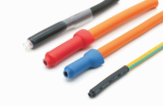 قیمت خوب مقاومت دی الکتریک 600 ولت، 15 کیلو ولت بر میلی‌متر، لوله جمع‌شونده حرارتی دو جداره، خاکستری، انعطاف‌پذیری عالی، ایده‌آل برای محافظت و عایق‌بندی سیم آنلاین