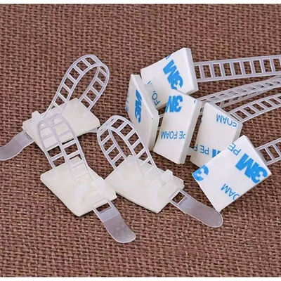 قیمت خوب بست کمربندی نایلون 66 با کیفیت بالا برند LC، ست 30 میلی‌متری مشکی، پایه چسبی قابل نصب، بست محکم برای دسته‌بندی سیم‌ها آنلاین