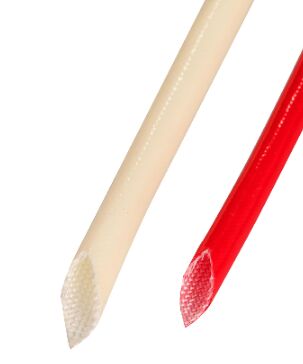 قیمت خوب روکش فایبرگلاس سیلیکونی مقاوم در برابر حرارت با عرض 50 میلی متر و استاندارد UL94V0 برای محافظت از سیم های الکتریکی آنلاین