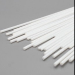قیمت خوب میله گرد PTFE قالب گیری 300 میلی متر، میله PTFE پر از گرافیت سفید آنلاین